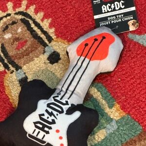 NIP AC/DC Guitar Dog Toy